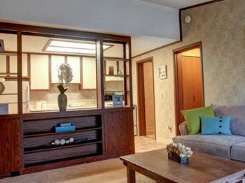 Built-in bookcases